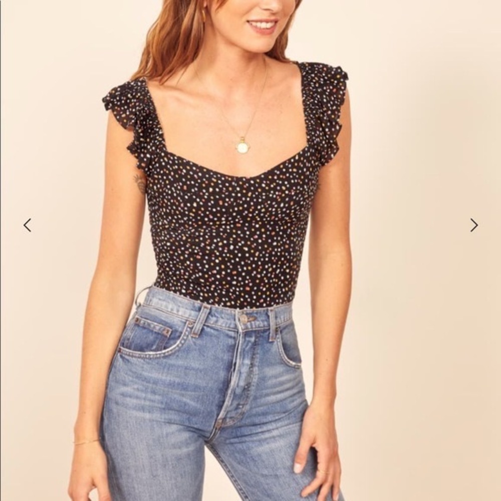 Reformation Lisbon Top Sz 0